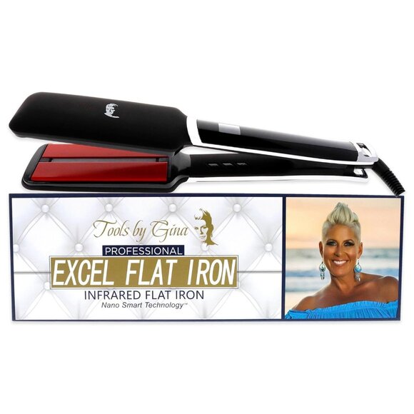 Colours By Gina Excel Infrared Flat Iron - 80 for Unisex Brand new in Box $130+! - Picture 1 of 2
